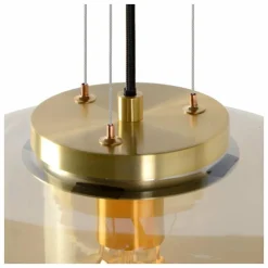 Luminaires Lucide Suspension Lucide FLORIEN Orange, 1 lumière