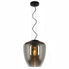 Suspension Verre Fumé-Luminaires Lucide Suspension Lucide FLORIEN Gris, 1 lumière
