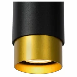 Lampes Dorées-Luminaires Lucide Suspension Lucide FLORIS Noir, 1 lumière