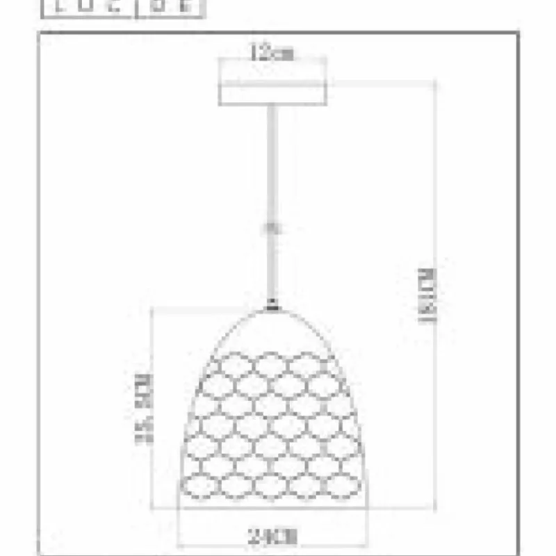 Luminaires Scandinaves-Luminaires Lucide Suspension Lucide GALLA Blanc, 1 lumière