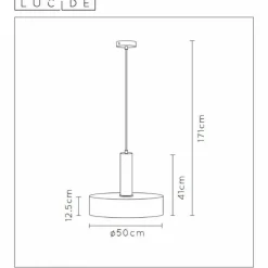 Lampes Dorées-Luminaires Lucide Suspension Lucide GIADA Or, 1 lumière