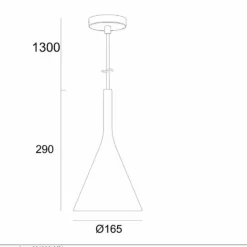 Luminaires Scandinaves-Luminaires Lucide Suspension Lucide GIPSY Blanc, 1 lumière