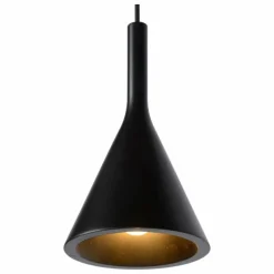 Luminaires Scandinaves-Luminaires Lucide Suspension Lucide GIPSY Noir, 4 lumières