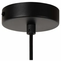 Lampes En Tissu-Luminaires Lucide Suspension Lucide GREGORY Noir, 3 lumières