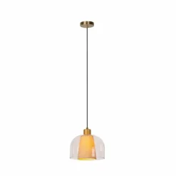 Luminaires Lucide Suspension Lucide GUNHILD Or, Laiton, 1 lumière