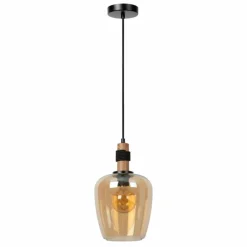 Luminaires Lucide Suspension Lucide ILONA Noir, 1 lumière