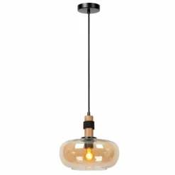 Luminaires Lucide Suspension Lucide ILONA Noir, 1 lumière
