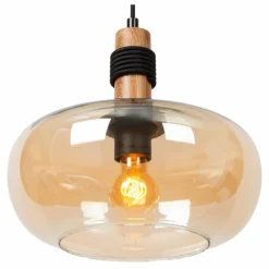 Luminaires Lucide Suspension Lucide ILONA Noir, 1 lumière