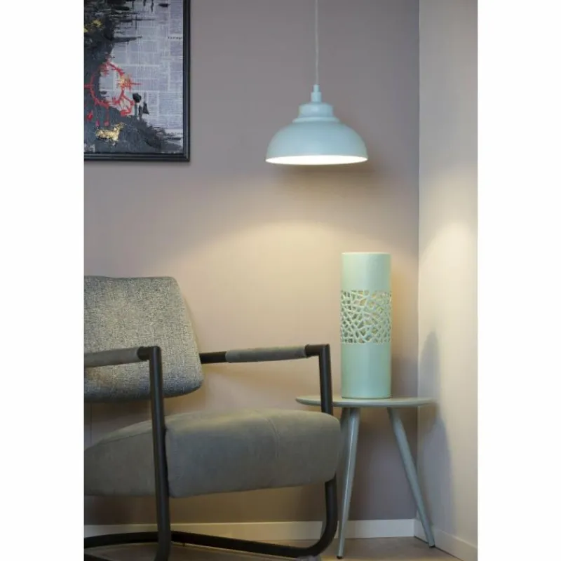 Lampes Industrielles-Luminaires Lucide Suspension Lucide ISLA Albâtre, 1 lumière