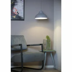 Lampes Industrielles-Luminaires Lucide Suspension Lucide ISLA Gris, 1 lumière