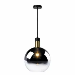 Luminaires Scandinaves-Luminaires Lucide Suspension Lucide JULIUS Gris, 1 lumière
