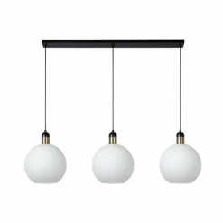 Luminaires Lucide Suspension Lucide JULIUS Blanc, 3 lumières