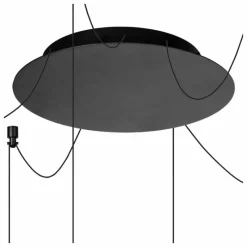 Luminaires Scandinaves-Luminaires Lucide Suspension Lucide LORENZ LED Noir, 6 lumières