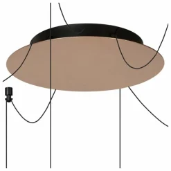 Luminaires Scandinaves-Luminaires Lucide Suspension Lucide LORENZ LED Rouille, 6 lumières
