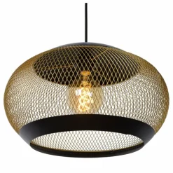 Lampes Dorées-Luminaires Lucide Suspension Lucide LUCAS Noir, 1 lumière