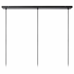 Lampes Dorées-Luminaires Lucide Suspension Lucide LUCAS Noir, 3 lumières