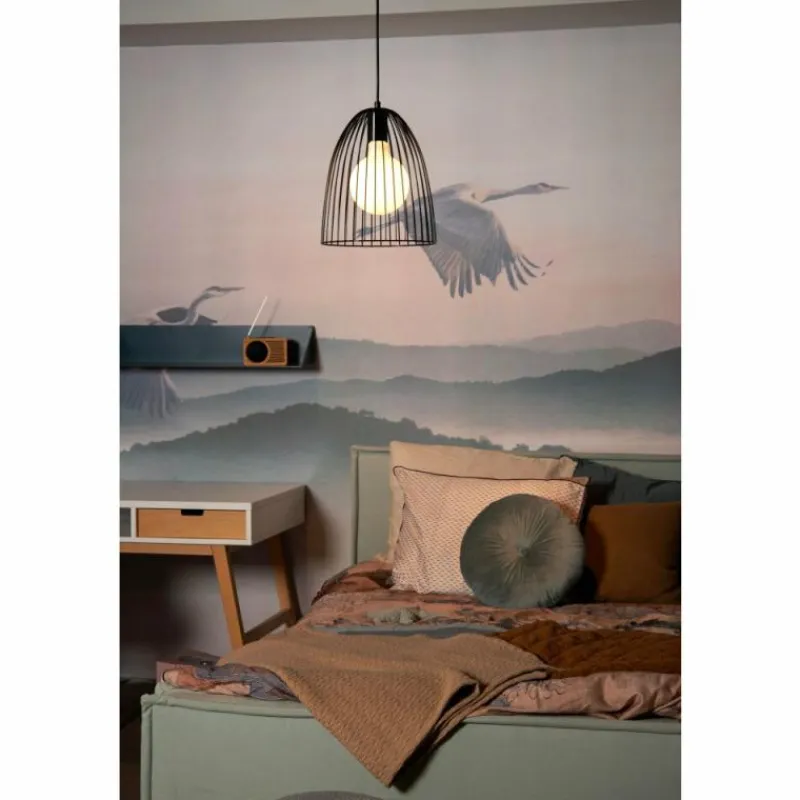 Luminaires Lucide Suspension Lucide MACARONS Noir, 1 lumière* Suspensions