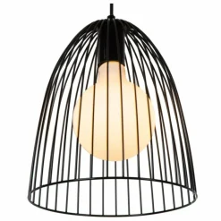 Luminaires Lucide Suspension Lucide MACARONS Noir, 1 lumière* Suspensions