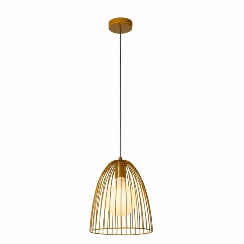 Luminaires Lucide Suspension Lucide MACARONS Jaune, 1 lumière* Suspensions