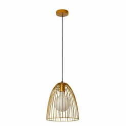 Luminaires Lucide Suspension Lucide MACARONS Jaune, 1 lumière* Suspensions