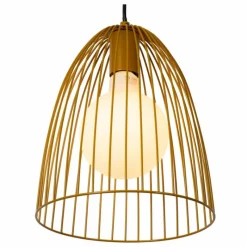 Luminaires Lucide Suspension Lucide MACARONS Jaune, 1 lumière* Suspensions