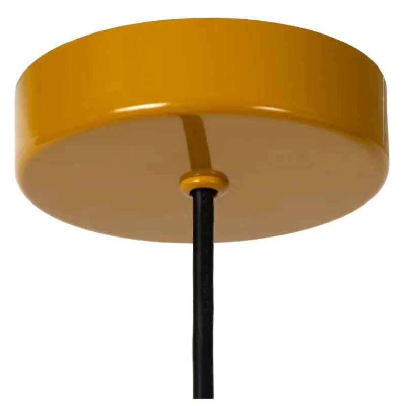 Luminaires Lucide Suspension Lucide MACARONS Jaune, 1 lumière* Suspensions