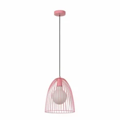 Luminaires Lucide Suspension Lucide MACARONS Rose, 1 lumière* Suspensions