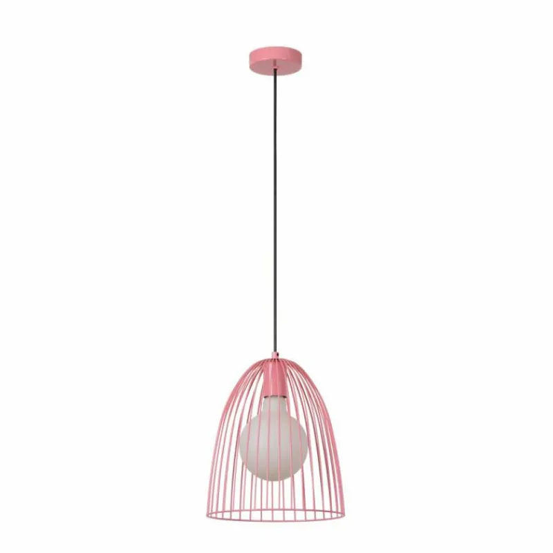 Luminaires Lucide Suspension Lucide MACARONS Rose, 1 lumière* Suspensions