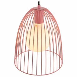 Luminaires Lucide Suspension Lucide MACARONS Rose, 1 lumière* Suspensions