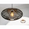 Style Boho-Chic-Luminaires Lucide Suspension Lucide MAGALI Noir, 1 lumière