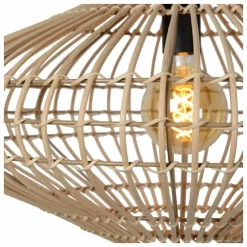 Style Boho-Chic-Luminaires Lucide Suspension Lucide MAGALI Noir, 1 lumière