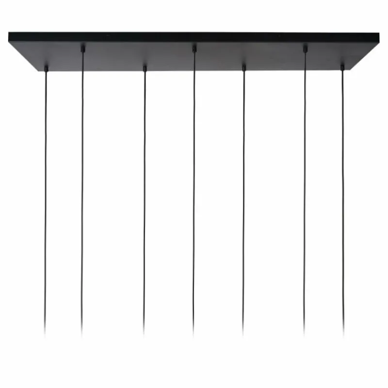 Luminaires Lucide Suspension Lucide MALOTO Noir, 7 lumières