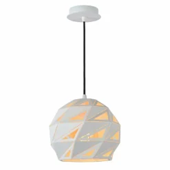 Luminaires Scandinaves-Luminaires Lucide Suspension Lucide MALUNGA Blanc, 1 lumière