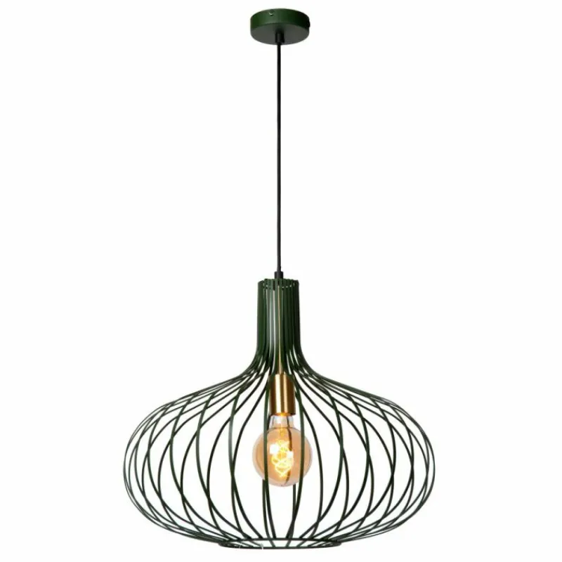 Luminaires Lucide Suspension Lucide MANUELA Vert, 1 lumière* Suspensions