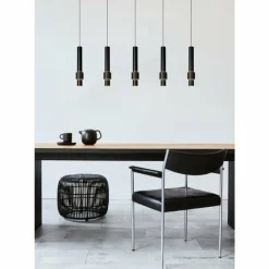 Luminaires Lucide Suspension Lucide MARGARY LED Noir, 5 lumières* Éclairage Led