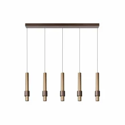Luminaires Lucide Suspension Lucide MARGARY LED Moka, 5 lumières* Éclairage Led