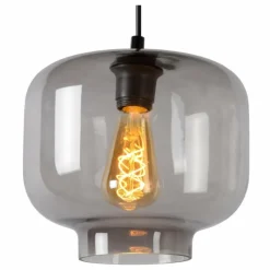 Luminaires Scandinaves-Luminaires Lucide Suspension Lucide MEDINE Gris, 1 lumière