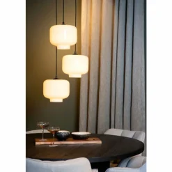 Luminaires Lucide Suspension Lucide MEDINE Noir, 3 lumières