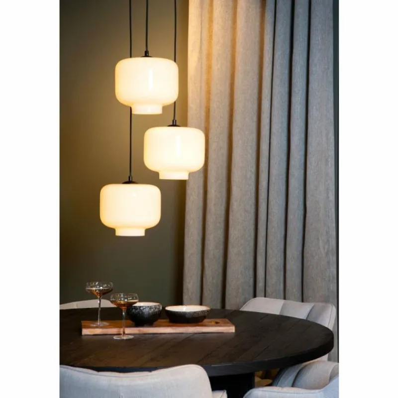 Luminaires Lucide Suspension Lucide MEDINE Noir, 3 lumières