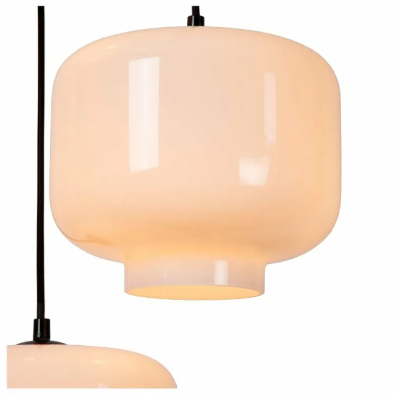 Luminaires Lucide Suspension Lucide MEDINE Noir, 3 lumières