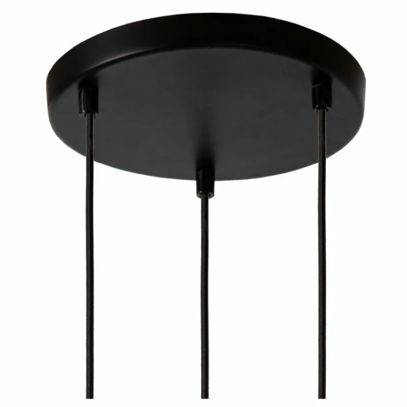 Luminaires Lucide Suspension Lucide MEDINE Noir, 3 lumières