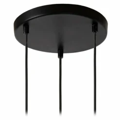 Suspension Verre Fumé-Luminaires Lucide Suspension Lucide MEDINE Noir, 3 lumières