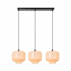 Luminaires Lucide Suspension Lucide MEDINE Noir, 3 lumières