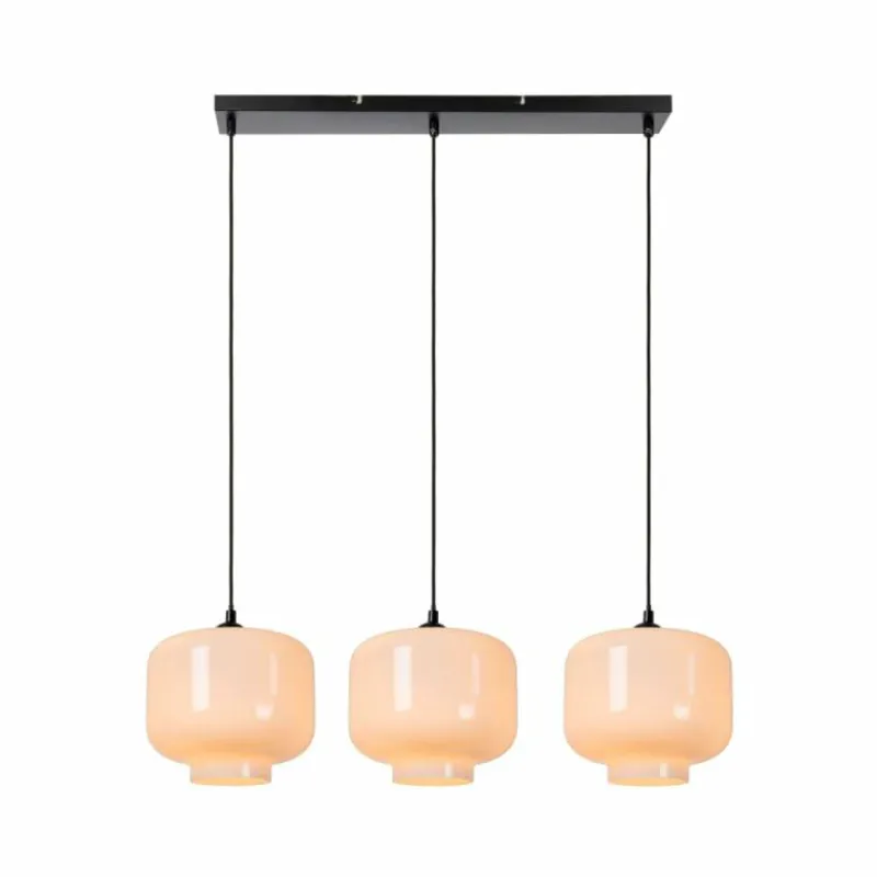 Luminaires Lucide Suspension Lucide MEDINE Noir, 3 lumières
