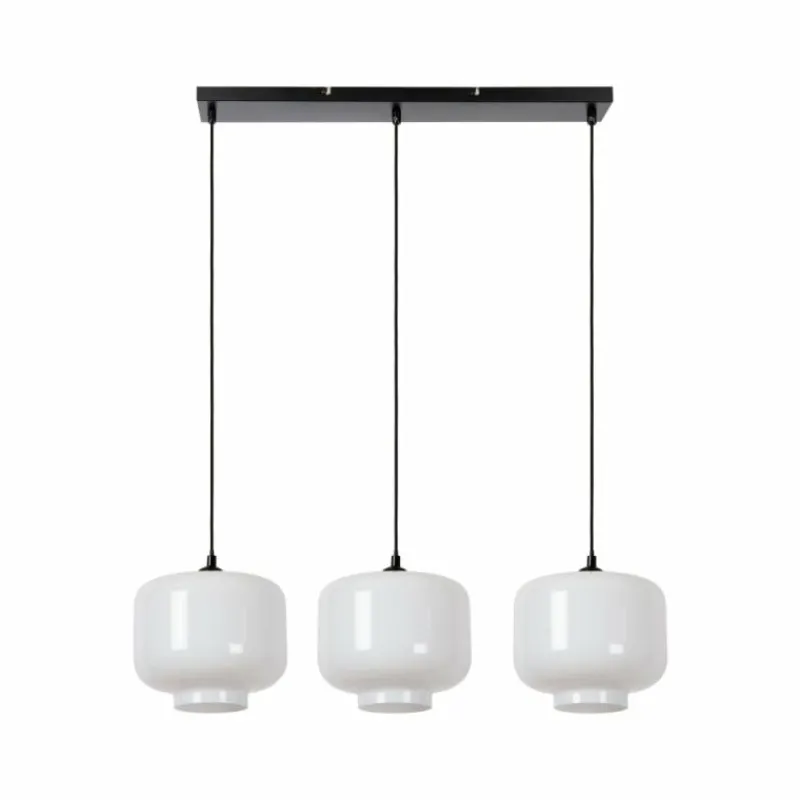 Luminaires Lucide Suspension Lucide MEDINE Noir, 3 lumières