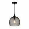 Lampes Vintages & Rétros-Luminaires Lucide Suspension Lucide MESH Noir, 1 lumière