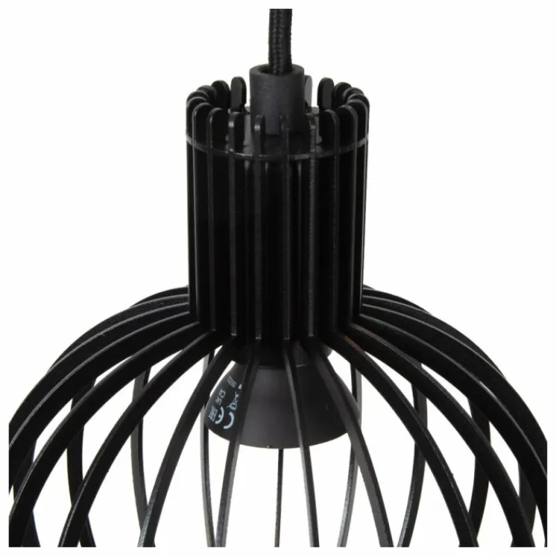 Luminaires Lucide Suspension Lucide MIKAELA Noir, 3 lumières* Suspensions