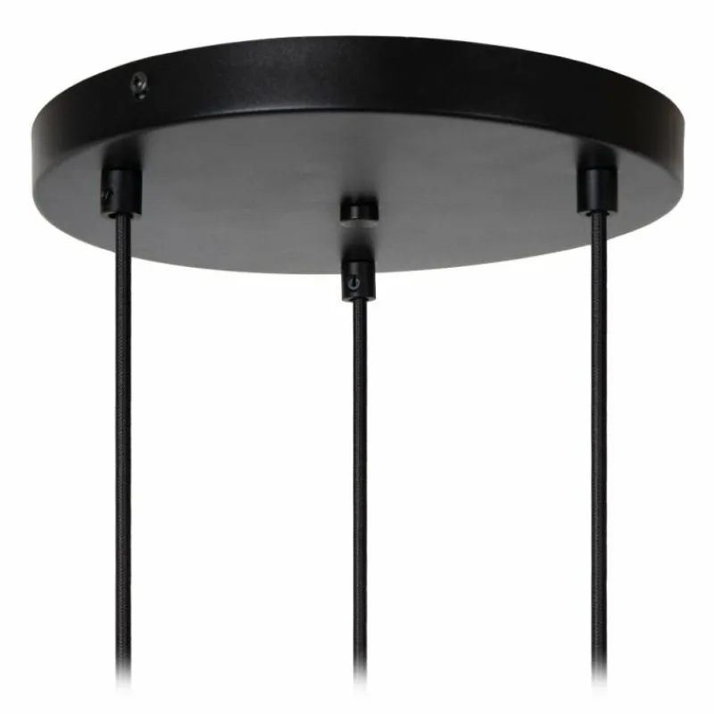 Luminaires Lucide Suspension Lucide MIKAELA Noir, 3 lumières* Suspensions