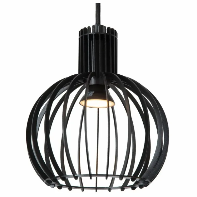 Luminaires Lucide Suspension Lucide MIKAELA Noir, 6 lumières* Suspensions