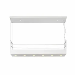 Luminaires Lucide Suspension Lucide MIRAVELLE Blanc, 6 lumières* Suspensions
